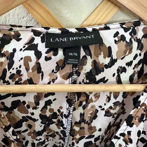 Lane Bryant • Animal Print Blouse - Picture 2 of 7